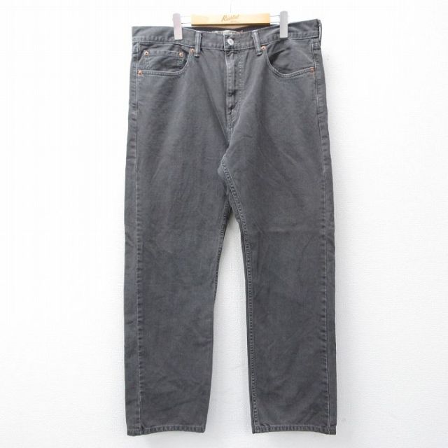W37★古着 ジーンズ Levis リーバイス 505 メンズ コットン 黒 デニム【spe】 25nov26