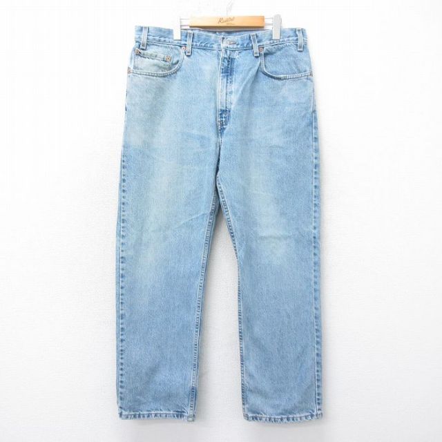 W38★古着 ジーンズ Levis リーバイス 505 メンズ 00年代 00s コットン 紺 デニム 26jan28