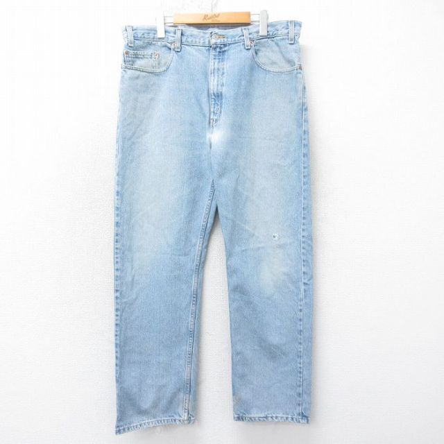 W38★古着 ジーンズ Levis リーバイス 505 メンズ 00年代 00s コットン 紺 デニム 26jan28