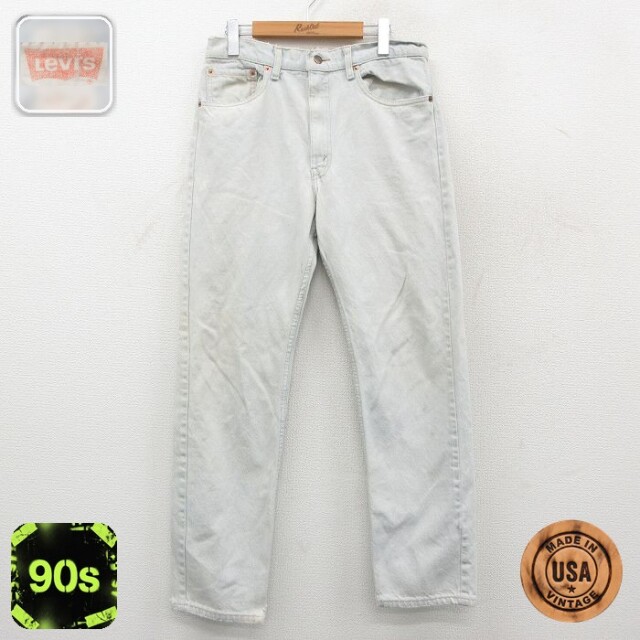 【50%OFF】リーバイス505 90s ジーンズ ネイビー W33 | 古着