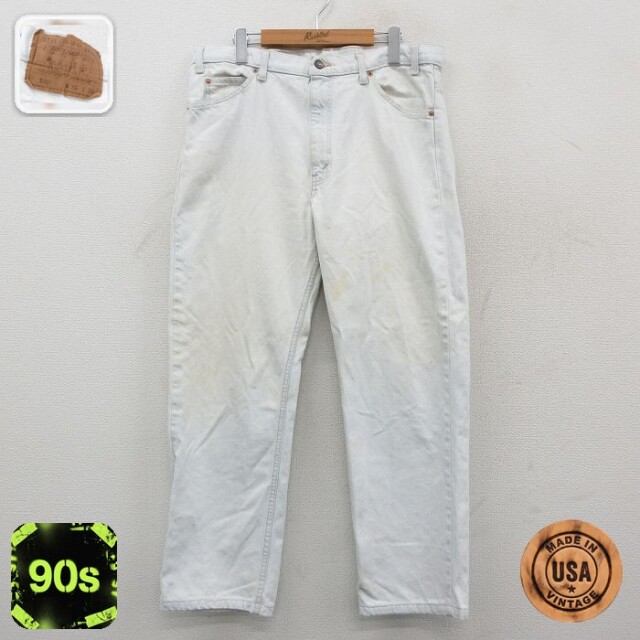 【50%OFF】リーバイス505 90s ジーンズ ホワイト W36 | 古着