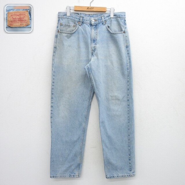 【20%OFF】リーバイス550 ジーンズ ネイビー W34 | 古着