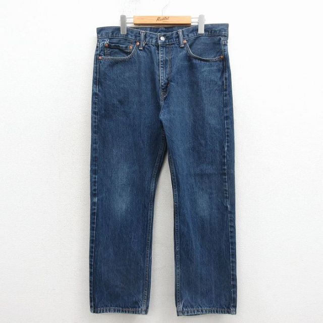 リーバイス505 ジーンズ ネイビー 実寸W36 | 古着