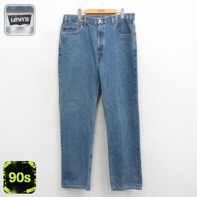 リーバイス505 90s ジーンズ ネイビー 実寸W37 | 古着