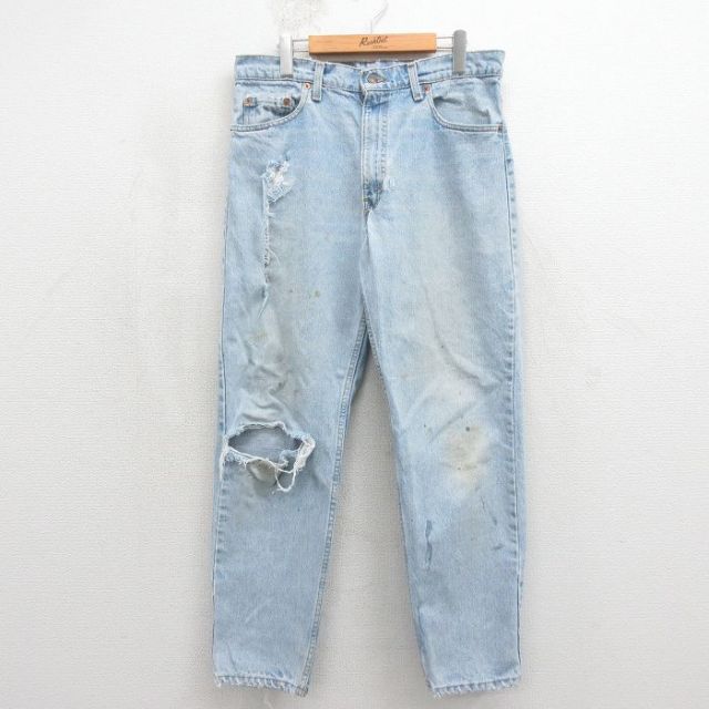 リーバイス550 Levis W34 デニム 青 USA製 90s 17524 販売 中
