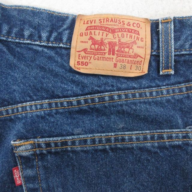 古着通販 W37☆古着 ジーンズ Levis リーバイス 550 メンズ 00年代 00s