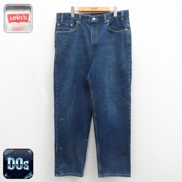 古着通販 W37☆古着 ジーンズ Levis リーバイス 550 メンズ 00年代 00s