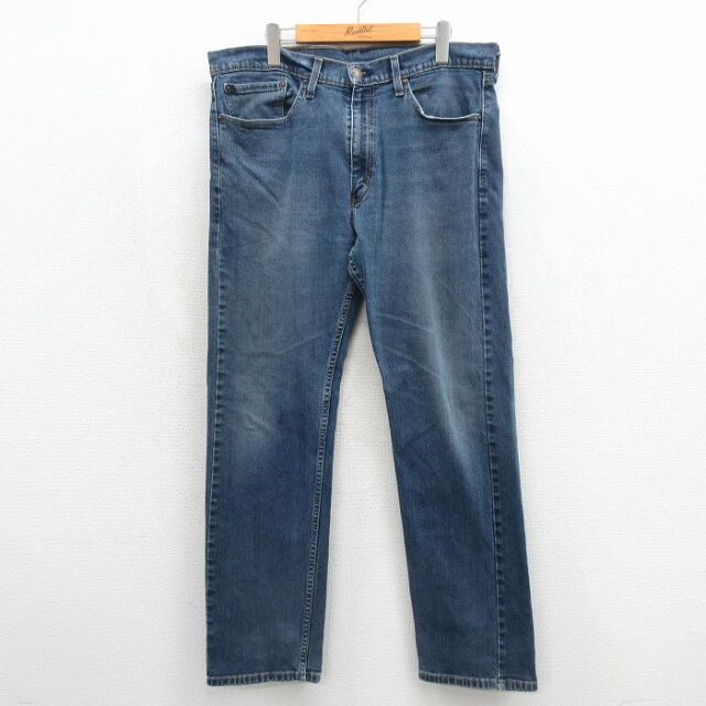 古着通販 W36☆古着 リーバイス Levis 505 メンズ ネイビー デニム