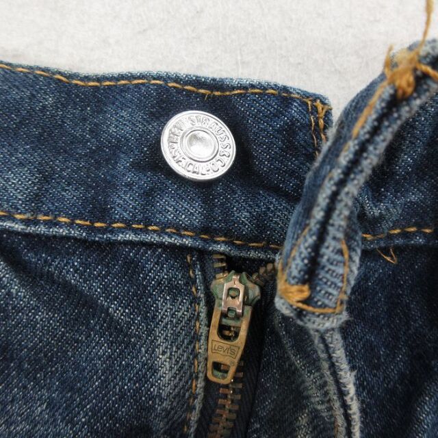 古着通販 W35☆古着 リーバイス Levis 505 メンズ ヒゲ コットン