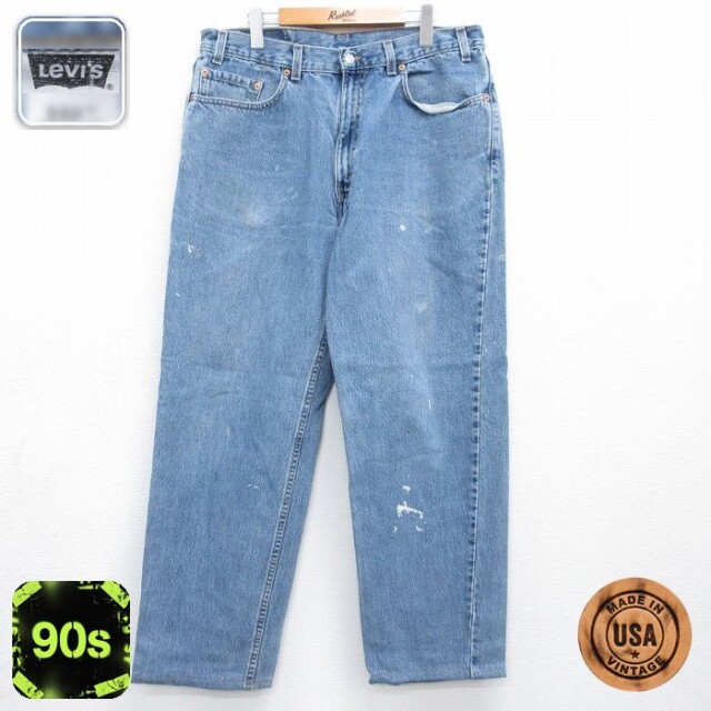 古着通販 W32☆古着 Levi's リーバイス メンズ 90年代 90s ジーンズ