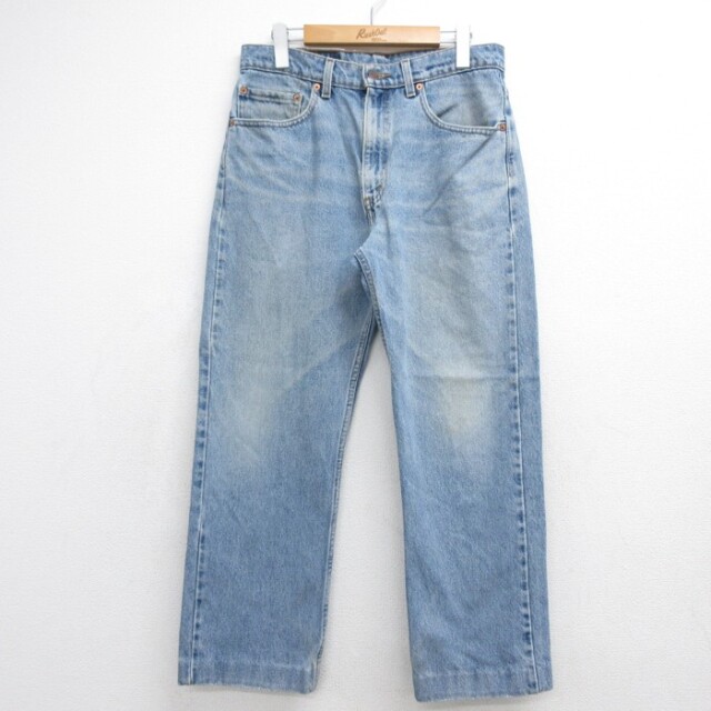 リーバイス505 90s ジーンズ ヒゲ ネイビー 実寸W31 | 古着