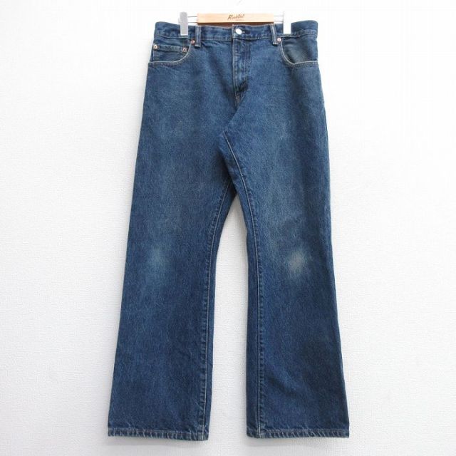 W34★古着 ジーンズ Levis リーバイス 517 メンズ 25feb20 中古 ボトムス ジーパン Gパン ロング パンツ