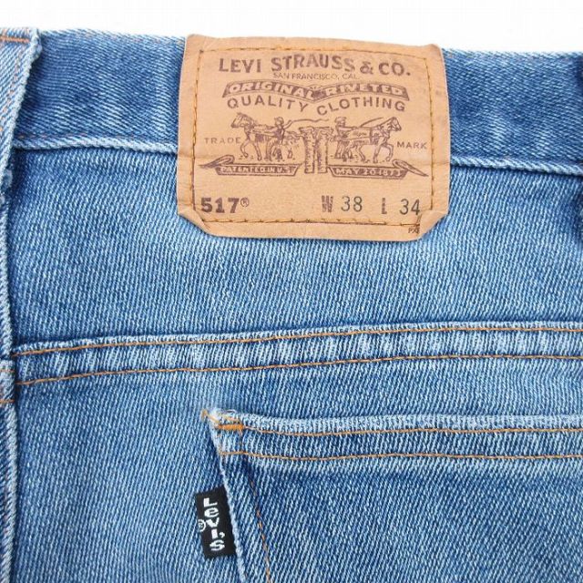 古着通販 W38☆古着 ジーンズ Levis リーバイス 517 メンズ 00年代 00s