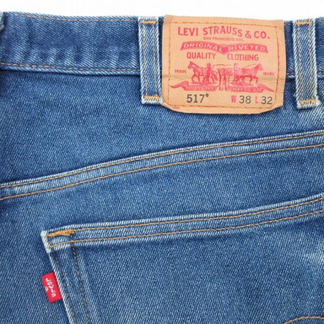 古着通販 W38☆古着 ジーンズ Levis リーバイス 517 メンズ フレア