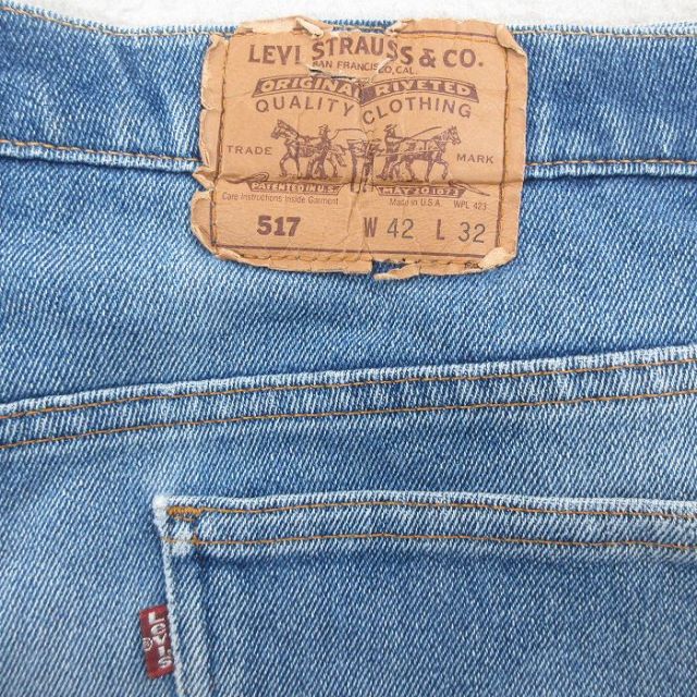 古着通販 W41☆古着 ジーンズ Levis リーバイス 517 メンズ 90年代 90s