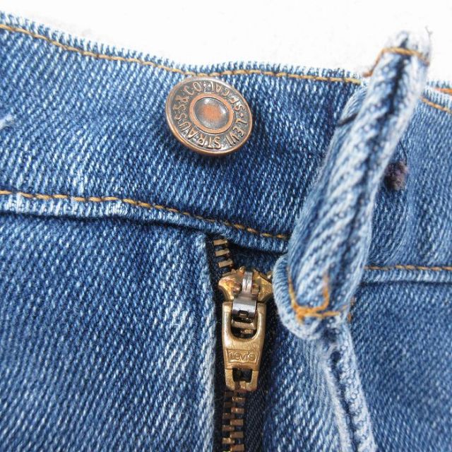 W41/古着 ジーンズ Levis リーバイス 517 メンズ 90年代 90s ブーツカット 大きいサイズ USA製 ネイビー デニム【spe】 26may15 古着通販 W41☆古着 ジーンズ Levis リーバイス 517 メンズ 90年代 90s