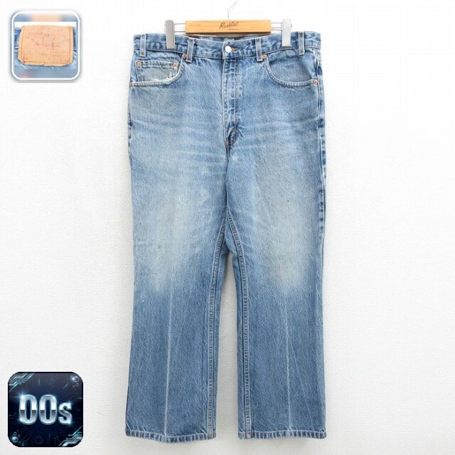 90s リーバイス 517 コーンミルズ生地 濃紺 縦落ち ヒゲ 359 W33 古着通販 W35☆古着 ジーンズ Levis リーバイス 517 メンズ 00年代 00s