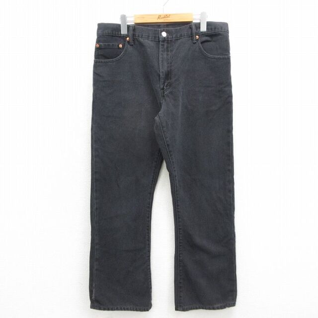 リーバイス517 ジーンズ ブーツカット ブラック 実寸W34 | 古着