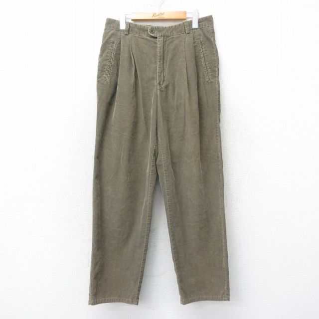 W32★古着 ギャップ GAP コーデュロイ パンツ メンズ 90年代 90s 茶系 ブラウン 25feb18 中古 ボトムス ロング