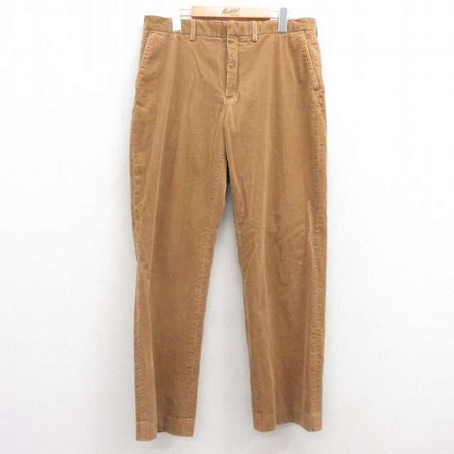 W36★古着 ラルフローレン Ralph Lauren ブランド コーデュロイ パンツ メンズ 90年代 90s 太畝 茶 ブラウン 25feb27 中古 ボトムス ロング