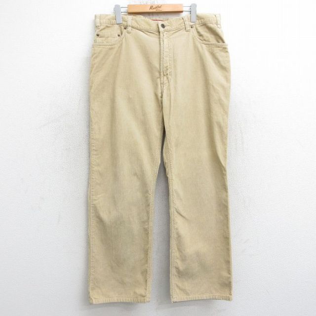 【50%OFF】W36★古着 オールドネイビー OLD NAVY コーデュロイ パンツ メンズ 00年代 00s コットン ベージュ カーキ 25mar25 中古 ボトムス ロング