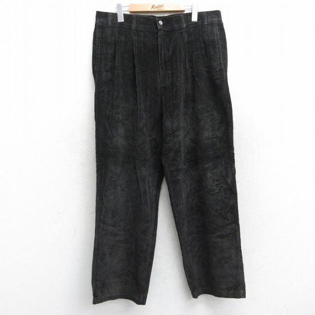 W35★古着 アーノルドパーマー コーデュロイ パンツ メンズ 90年代 90s 太畝 濃茶 ブラウン 25oct04 中古 ボトムス ロング