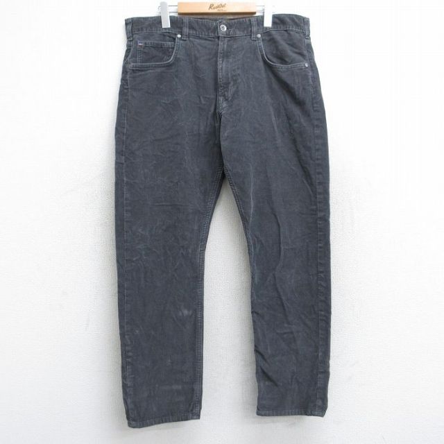 W37古着 パタゴニア patagonia コーデュロイ パンツ メンズ オーガニックコットン 濃グレー 25oct31 中古 ボトムス ロング