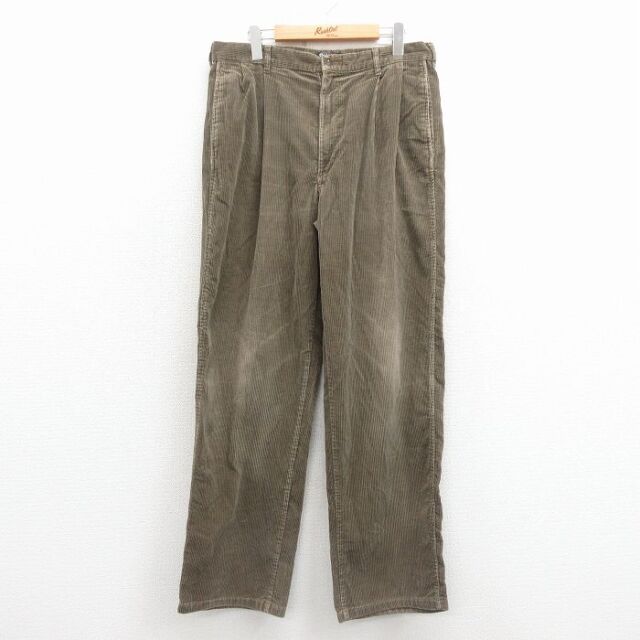 ラルフローレン 90s コーデュロイパンツ 太畝 ベージュ W34 | 古着