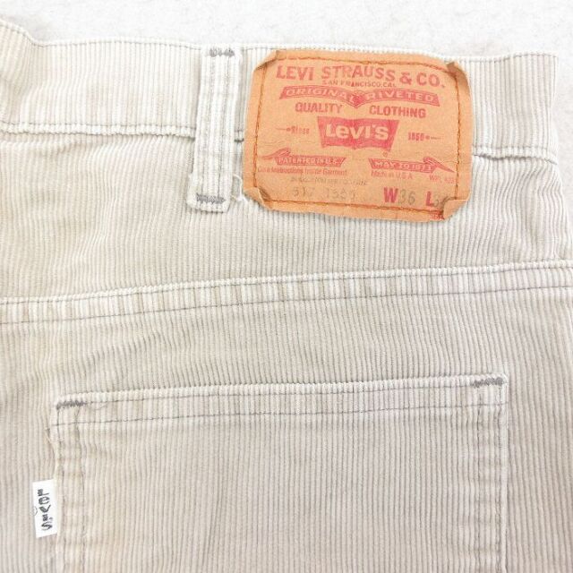 古着通販 W34☆古着 リーバイス Levis 517 コーデュロイ パンツ メンズ