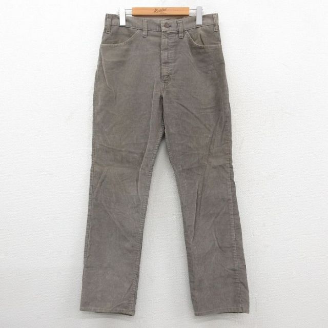 W31★古着 ギャップ GAP コーデュロイ パンツ メンズ 90年代 90s グレー系 25dec20