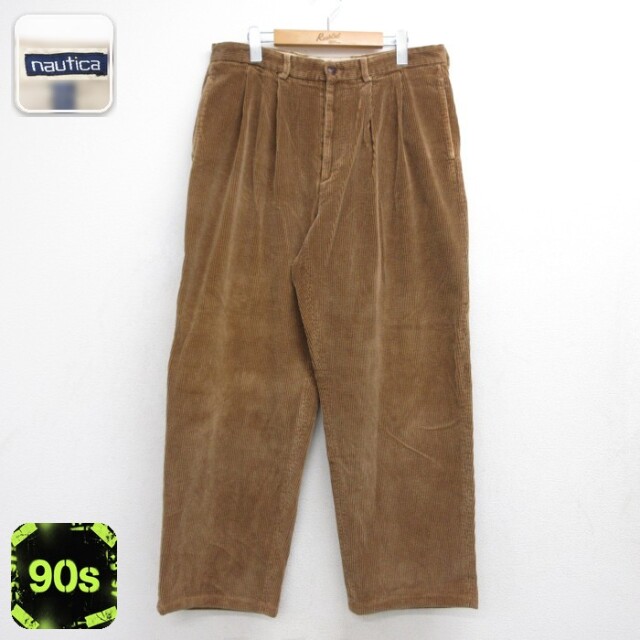 古着通販 W36☆古着 コーデュロイ パンツ メンズ 80年代 80s タロン 太