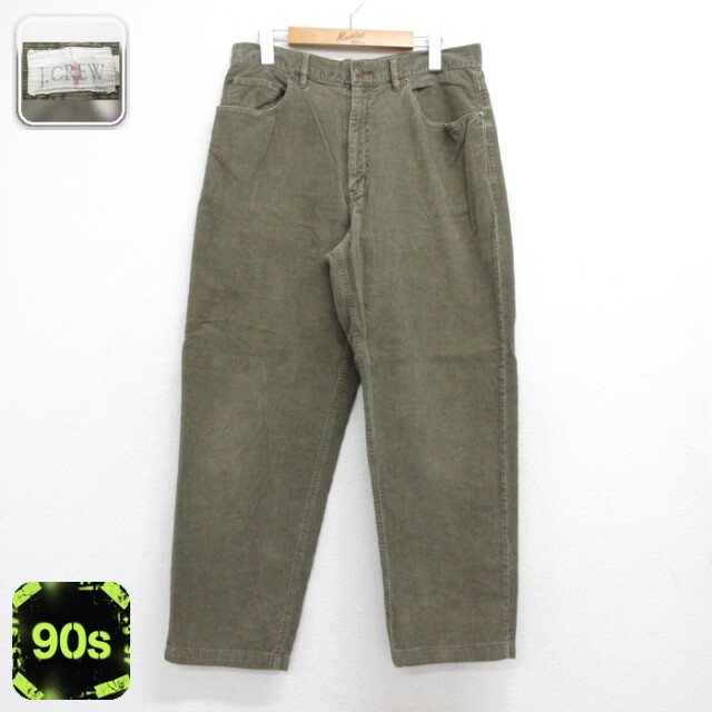 J.CREW 90s コーデュロイパンツ ブラウン 実寸W32 | 古着