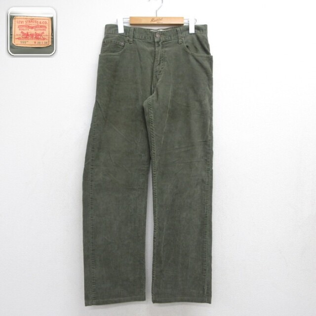 古着通販 W36☆古着 コーデュロイ パンツ メンズ 80年代 80s タロン 太