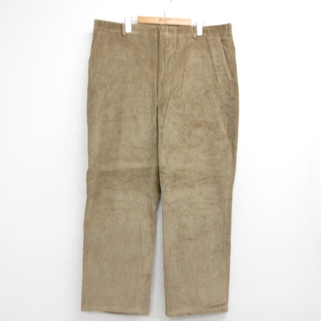 CORBIN コーデュロイ パンツ メンズ 90s 太畝 コットン USA製 ブラウン 実寸W40 | 古着