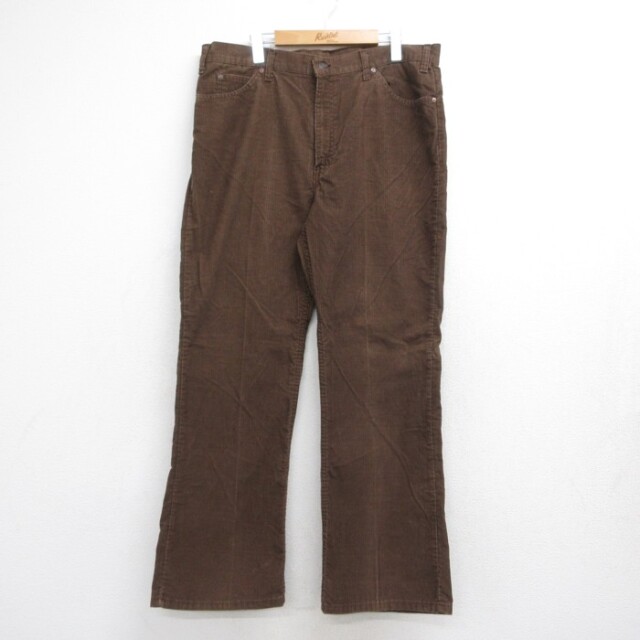 JCPenney コーデュロイ パンツ メンズ 80s ブラウン 実寸W38 | 古着