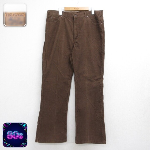 JCPenney コーデュロイ パンツ メンズ 80s ブラウン 実寸W38 | 古着