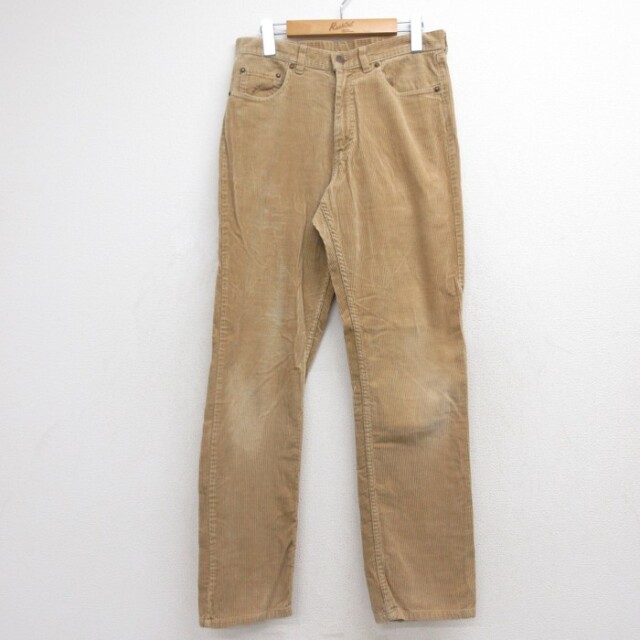 90s RalphLauren 太畝コーデュロイパンツ ヴィンテージ ポロコーズ 古着通販 W30☆古着 ラルフローレン コーデュロイ パンツ メンズ 90