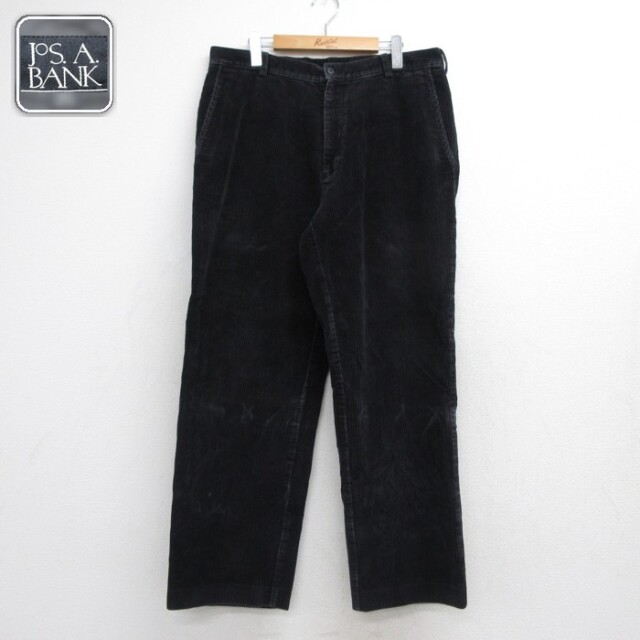 JOS A BANK コーデュロイ パンツ メンズ コットン ブラック 実寸W36 | 古着