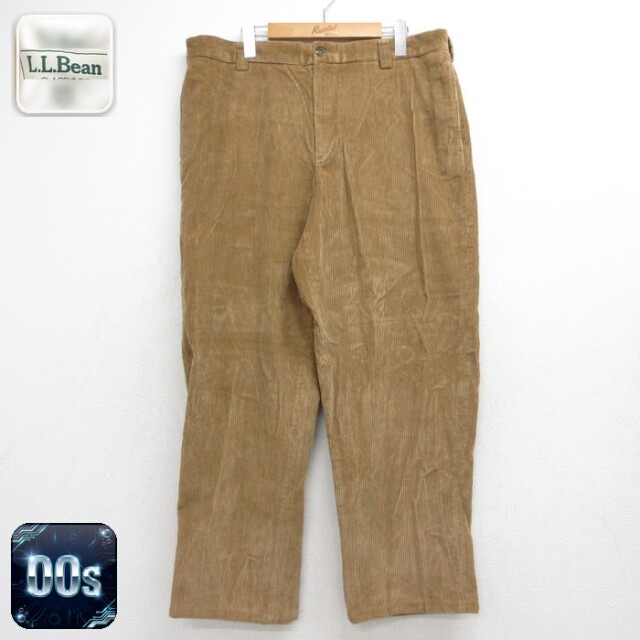 L.L.Bean 00s コーデュロイパンツ 太畝 ブラウン 実寸W37 | 古着