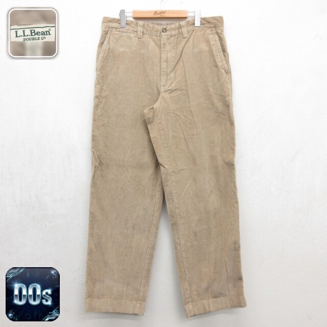 L.L.Bean 00s コーデュロイパンツ 太畝 ブラウン 実寸W34 | 古着