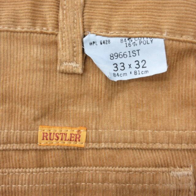 古着通販 W32☆古着 RUSTLER ラスラー コーデュロイ パンツ メンズ 80 