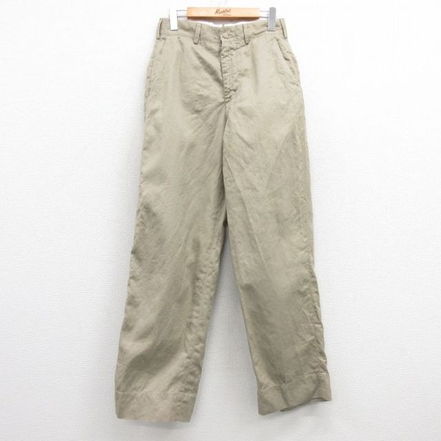 W29★古着 ビンテージ ミリタリー パンツ メンズ 50年代 50s USAF USA製 ベージュ カーキ 25feb20 中古 ボトムス ロング