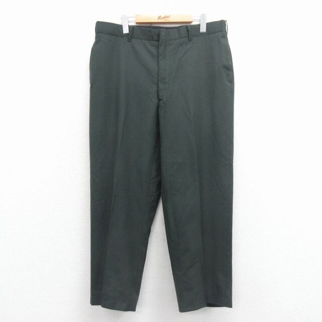 W37★古着 ミリタリー パンツ メンズ 00年代 00s USA製 緑 25dec15