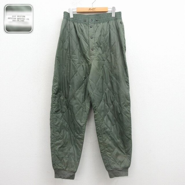 【50%OFF】CWU-9/P ミリタリーキルティングパンツ USAF グリーン W33 | 古着