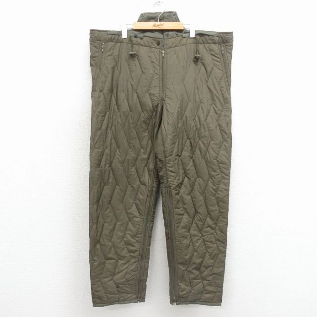【20%OFF】ミリタリー 90s キルティングパンツ グリーン W39 | 古着