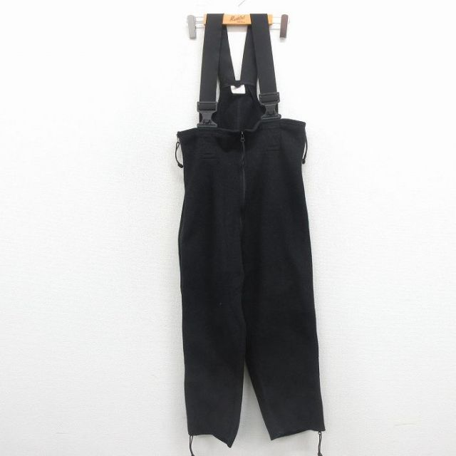 【20%OFF】ミリタリー 00s フリースパンツ サスペンダー付き ブラック W33 | 古着