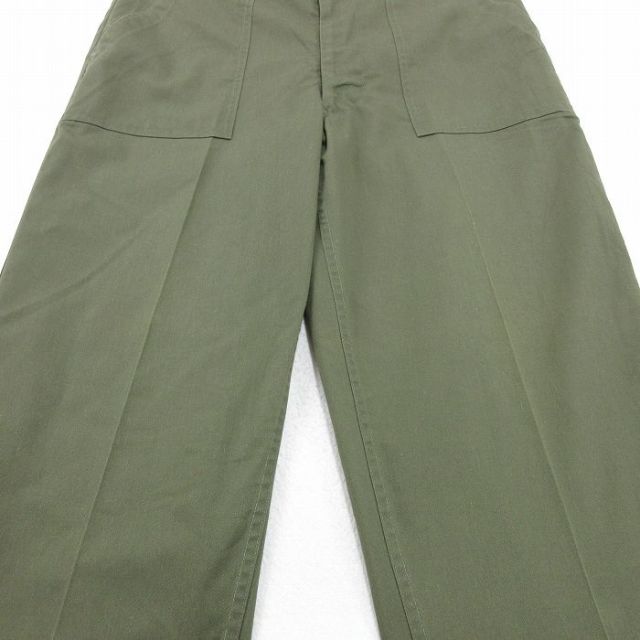 古着通販 W36☆古着 ビンテージ ミリタリー ベイカー パンツ メンズ 70