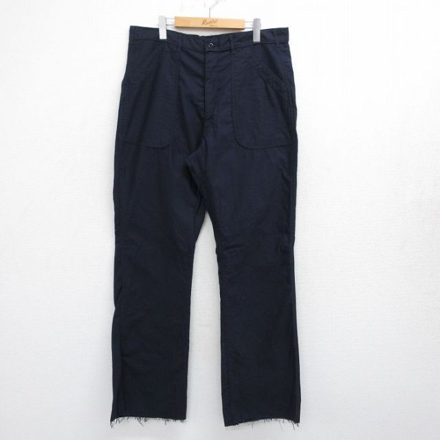 古着通販 W32☆古着 ビンテージ スラックス パンツ メンズ 60年代 60s 黒