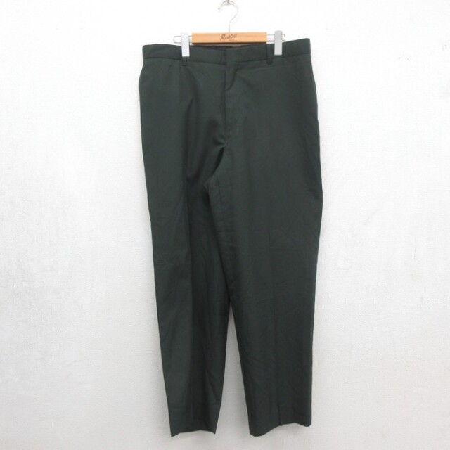 ミリタリー パンツ メンズ 90s ウール USA製 カーキ 実寸W37 | 古着