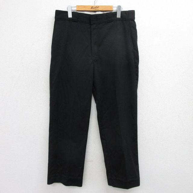 80s〜 usa製 dickies ディッキーズ ブラック タロンジップ 80s 90s ビンテージ Dickies ディッキーズ 874 ワーク パンツ